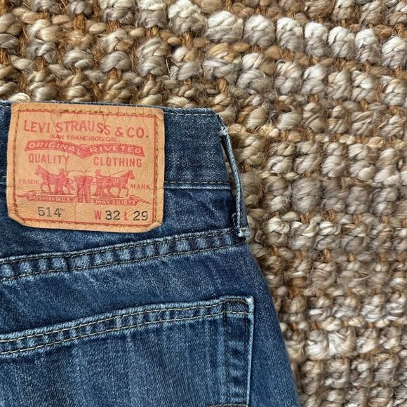 514 Levi’s Men’s Jeans (34x29) Straight Fit Mens 100% Cotton - Picture 1 of 7